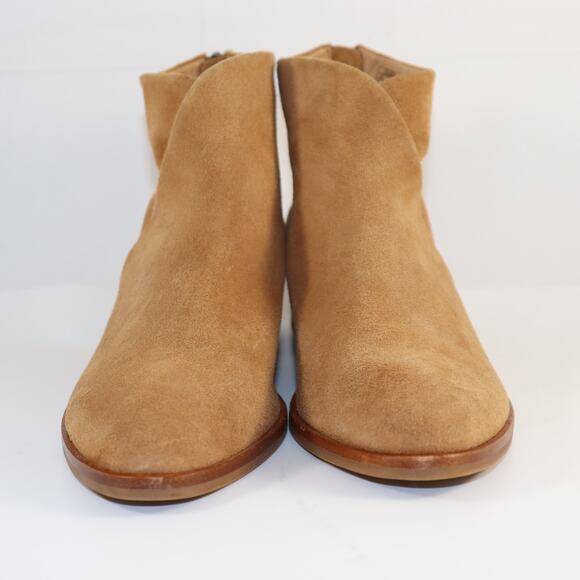 Soludos Tan Suede Ankle Boots – Size 8.5 – Leather Upper - Picture 2 of 6